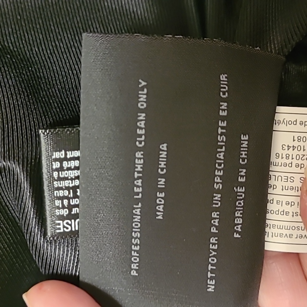 Leather moto jacket NWOT - Picture 11 of 11